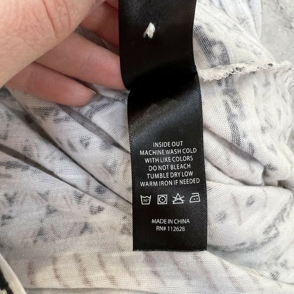 MAX JEANS Womens Size S Small Long Sleeve Cream Brown Tan Tunic Top - Picture 7 of 7